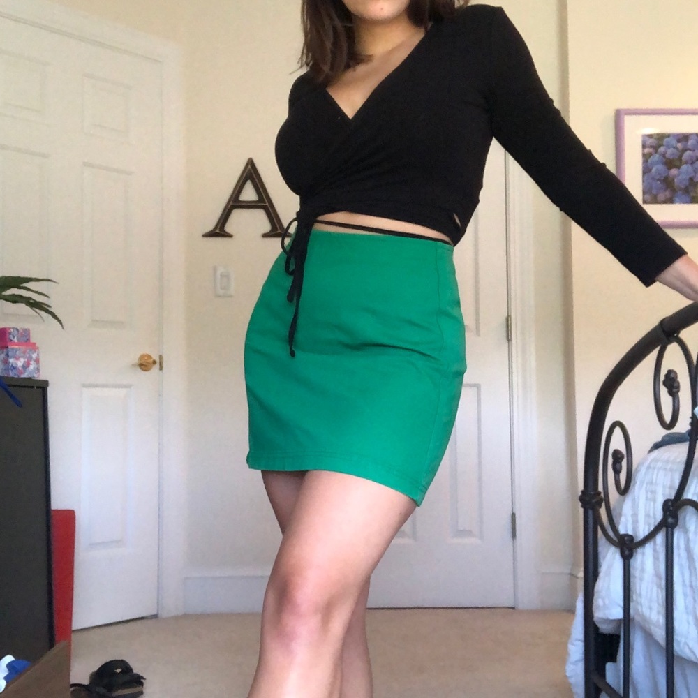 Green BDG Skirt
